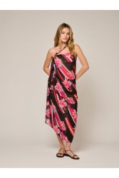 PROJECT SOMA Peony Scarf Εμπριμέ Παρεό Μαντήλι