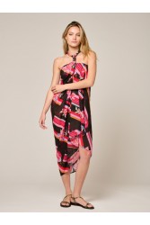 PROJECT SOMA Peony Scarf Εμπριμέ Παρεό Μαντήλι