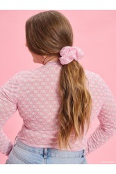 PROJECT SOMA Power Scrunchie Ροζ Σκράντσι