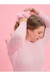 PROJECT SOMA Power Scrunchie Ροζ Σκράντσι
