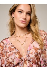PROJECT SOMA Primrose Necklace Belt Επιχρυσωμένο Ατσάλινο Κολιέ Ζώνη