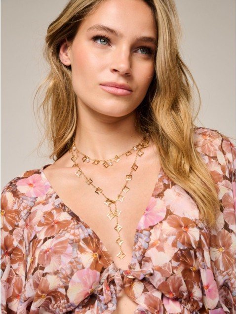 PROJECT SOMA Primrose Necklace Belt Επιχρυσωμένο Ατσάλινο Κολιέ Ζώνη