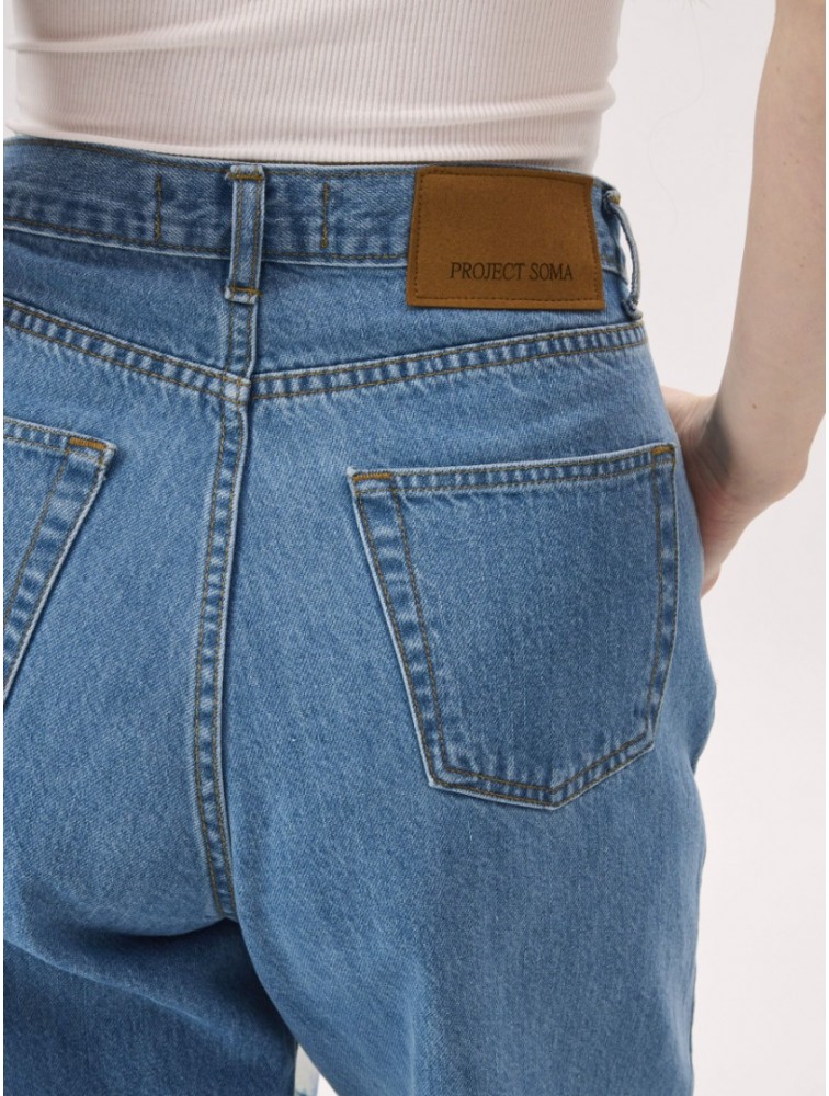 PROJECT SOMA Reve Jeans Blue Μπλε Τζιν Παντελόνα