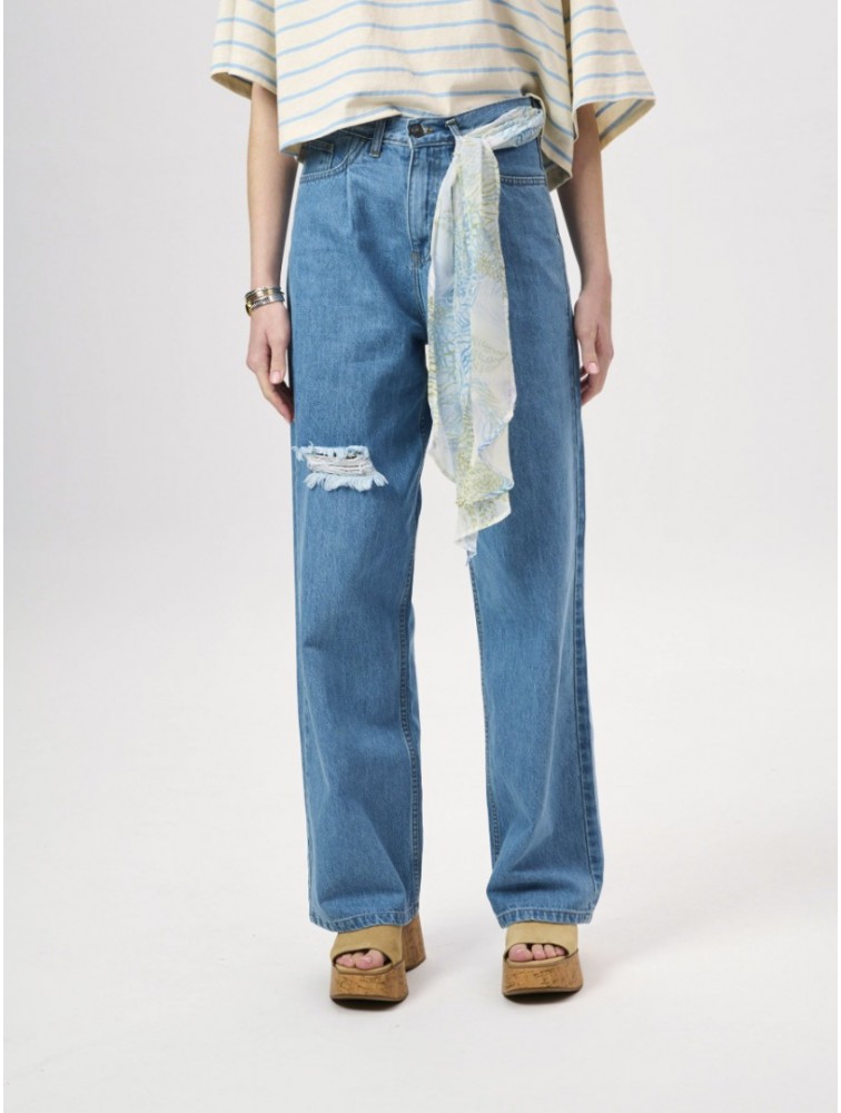 PROJECT SOMA Reve Jeans Blue Μπλε Τζιν Παντελόνα