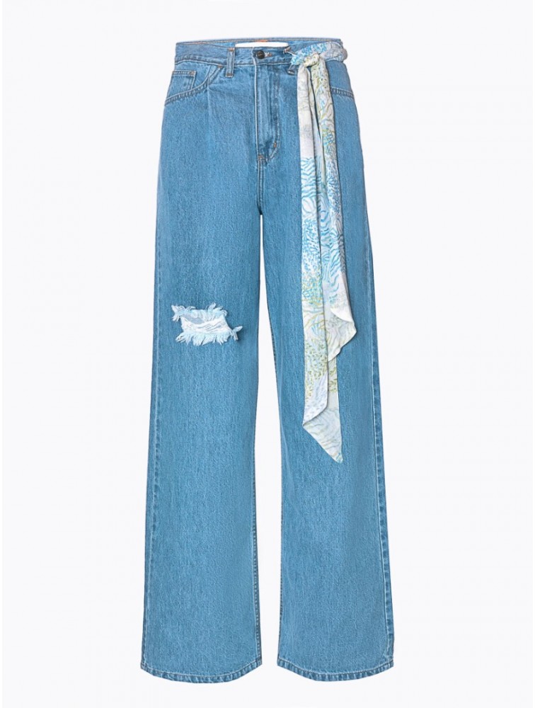 PROJECT SOMA Reve Jeans Blue Μπλε Τζιν Παντελόνα
