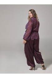 PROJECT SOMA Rubi Pants Purple Μωβ Παντελόνα