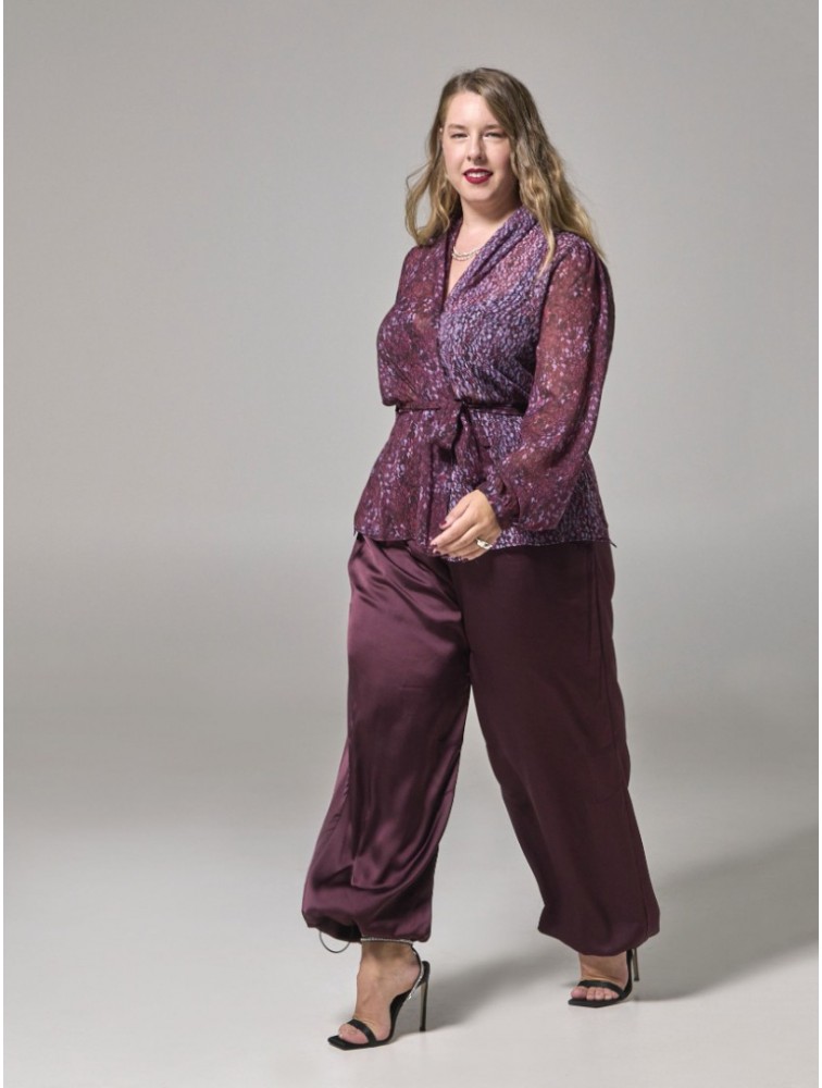 PROJECT SOMA Rubi Pants Purple Μωβ Παντελόνα