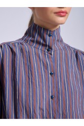 PROJECT SOMA Troyes Shirt Ριγέ Πουκάμισο