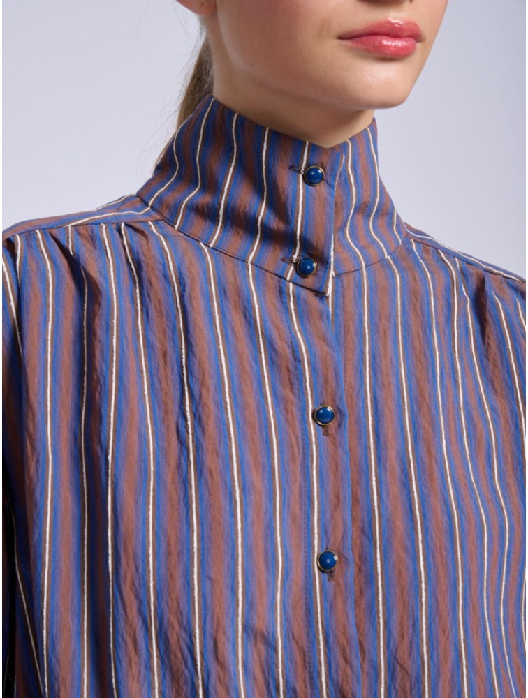 PROJECT SOMA Troyes Shirt Ριγέ Πουκάμισο