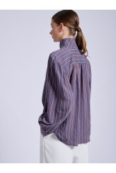 PROJECT SOMA Troyes Shirt Ριγέ Πουκάμισο