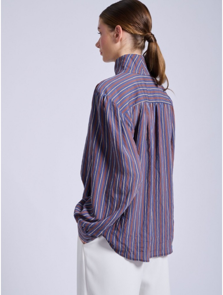 PROJECT SOMA Troyes Shirt Ριγέ Πουκάμισο
