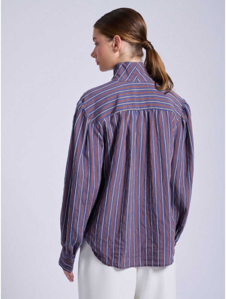PROJECT SOMA Troyes Shirt Ριγέ Πουκάμισο