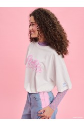 PROJECT SOMA Vibrant T Shirt Λευκό T Shirt με Λογότυπο Barbie