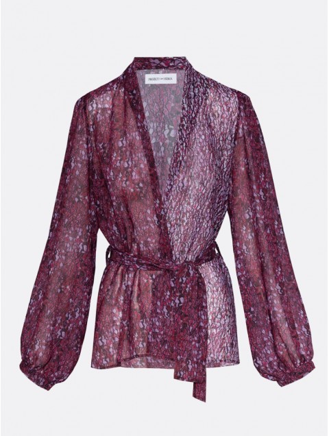PROJECT SOMA Morganita Wine Shirt Bordeaux PROJECT SOMA Morganita Wine Shirt Bordeaux