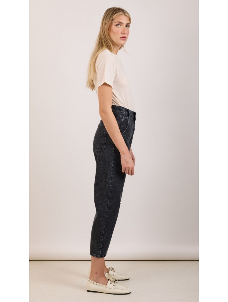 SALT & PEPPER JEANS Chris Black Pearl  Μαύρο Barrel Τζιν