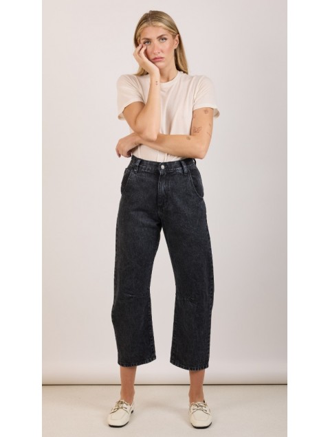 SALT & PEPPER JEANS Chris Black Pearl  Μαύρο Barrel Τζιν