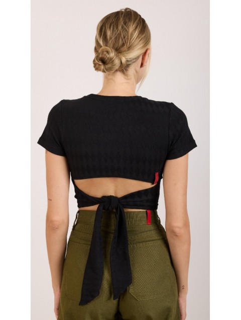 SALT & PEPPER JEANS Lena Black Μαύρο Τοπ
