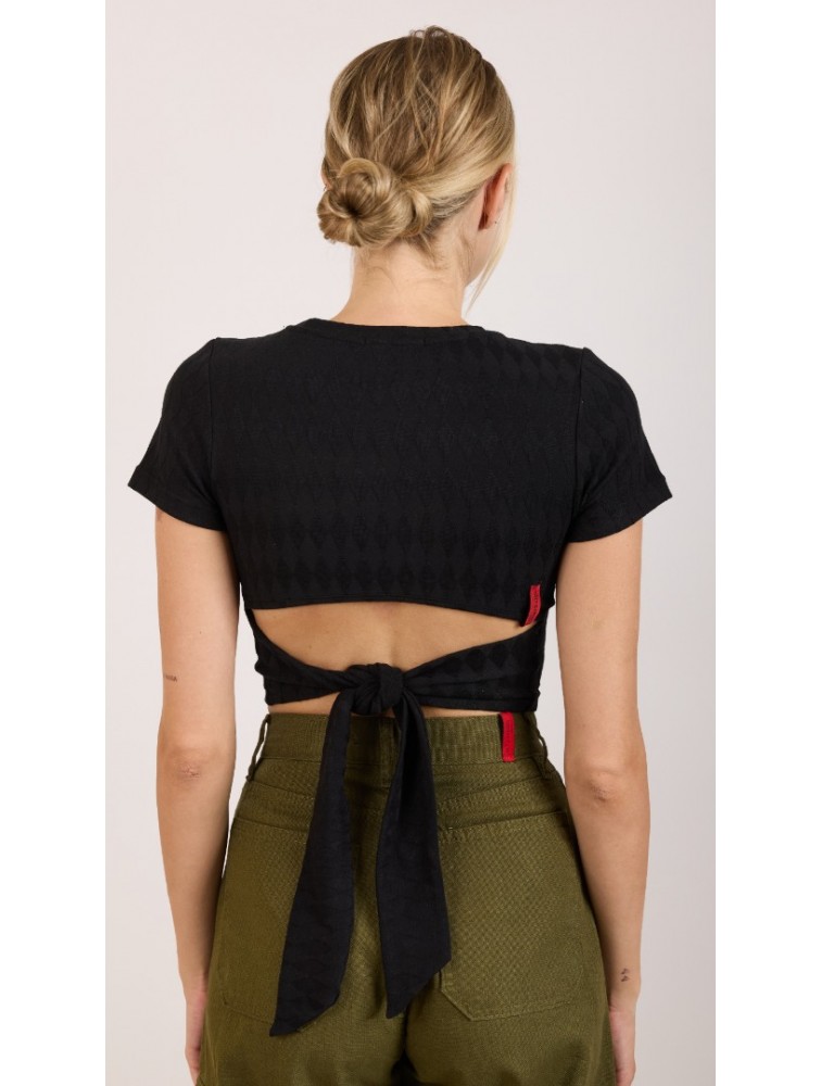 SALT & PEPPER JEANS Lena Black Μαύρο Τοπ