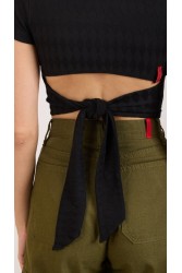 SALT & PEPPER JEANS Lena Black Μαύρο Τοπ