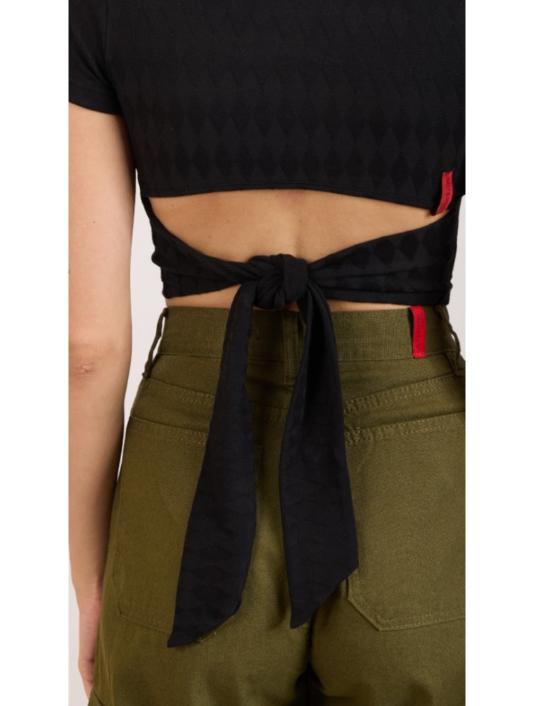 SALT & PEPPER JEANS Lena Black Μαύρο Τοπ