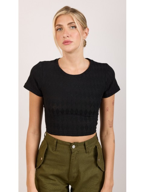 SALT & PEPPER JEANS Lena Black Μαύρο Τοπ