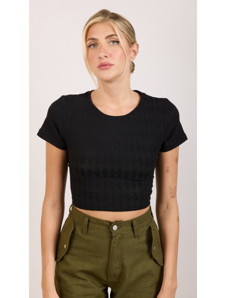SALT & PEPPER JEANS Lena Black Μαύρο Τοπ