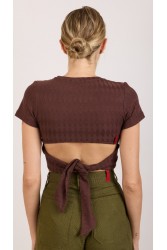 SALT & PEPPER JEANS Lena Brown Καφέ Τοπ