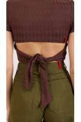 SALT & PEPPER JEANS Lena Brown Καφέ Τοπ