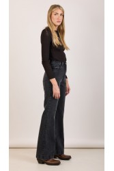 SALT & PEPPER JEANS Alex Vintage Black Fade Out Μαύρο Ψηλόμεσο Τζιν