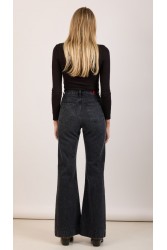 SALT & PEPPER JEANS Alex Vintage Black Fade Out Μαύρο Ψηλόμεσο Τζιν