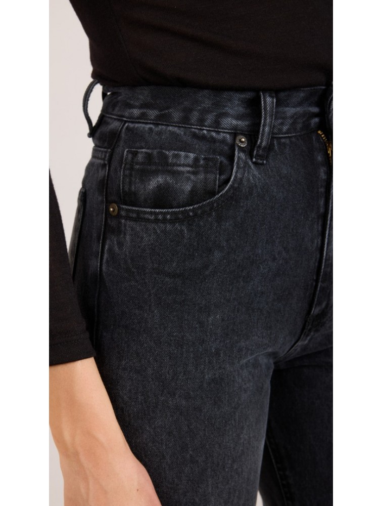 SALT & PEPPER JEANS Alex Vintage Black Fade Out Μαύρο Ψηλόμεσο Τζιν