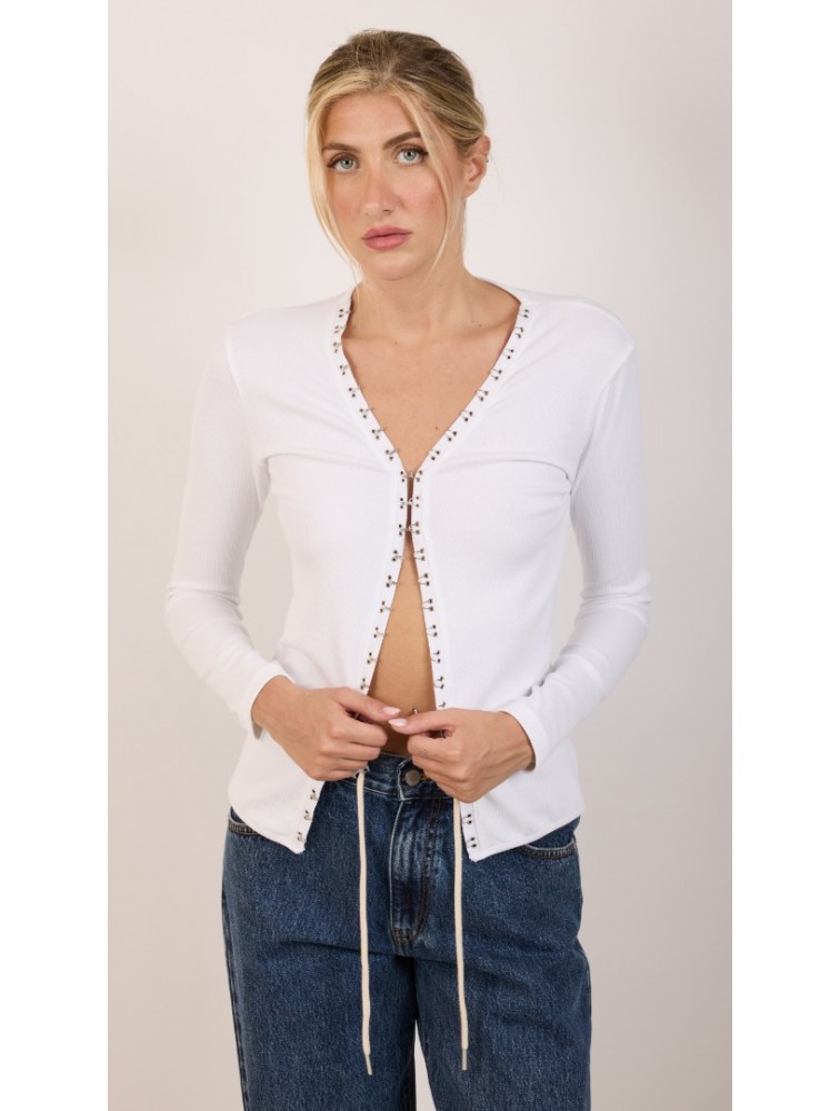 SALT & PEPPER JEANS Amalia Off White Λευκό Τοπ