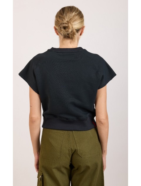 SALT & PEPPER JEANS Reina Black Μαύρο Κροπ Τοπ