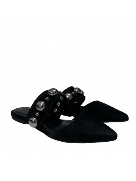 SANDALISTA Cozy Stellar Γυναικεία Μαύρα Δερμάτινα mules SANDALISTA Cozy Stellar Γυναικεία Μαύρα Δερμάτινα mules