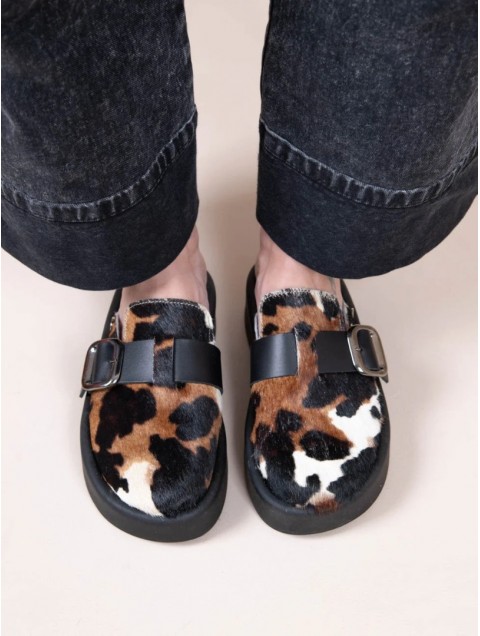 SANDALISTA Sagesse Women's Leather Mules Cow