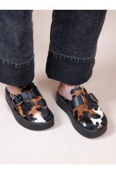 SANDALISTA Sagesse Γυναικεία Δερμάτινα Mules Cow