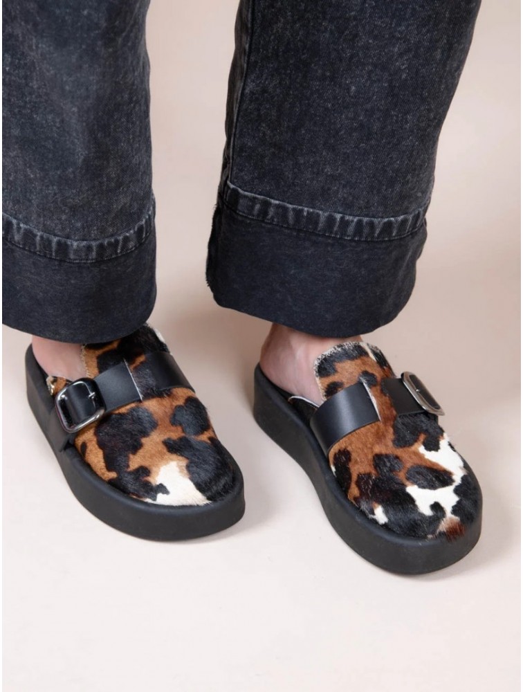 SANDALISTA Sagesse Γυναικεία Δερμάτινα Mules Cow