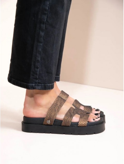 SANDALISTA Chateau Bronze Women's Bronze Leather sandals SANDALISTA Chateau Bronze Women's Bronze Leather sandals