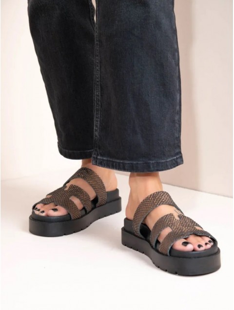 SANDALISTA Chateau Bronze Women's Bronze Leather sandals SANDALISTA Chateau Bronze Women's Bronze Leather sandals