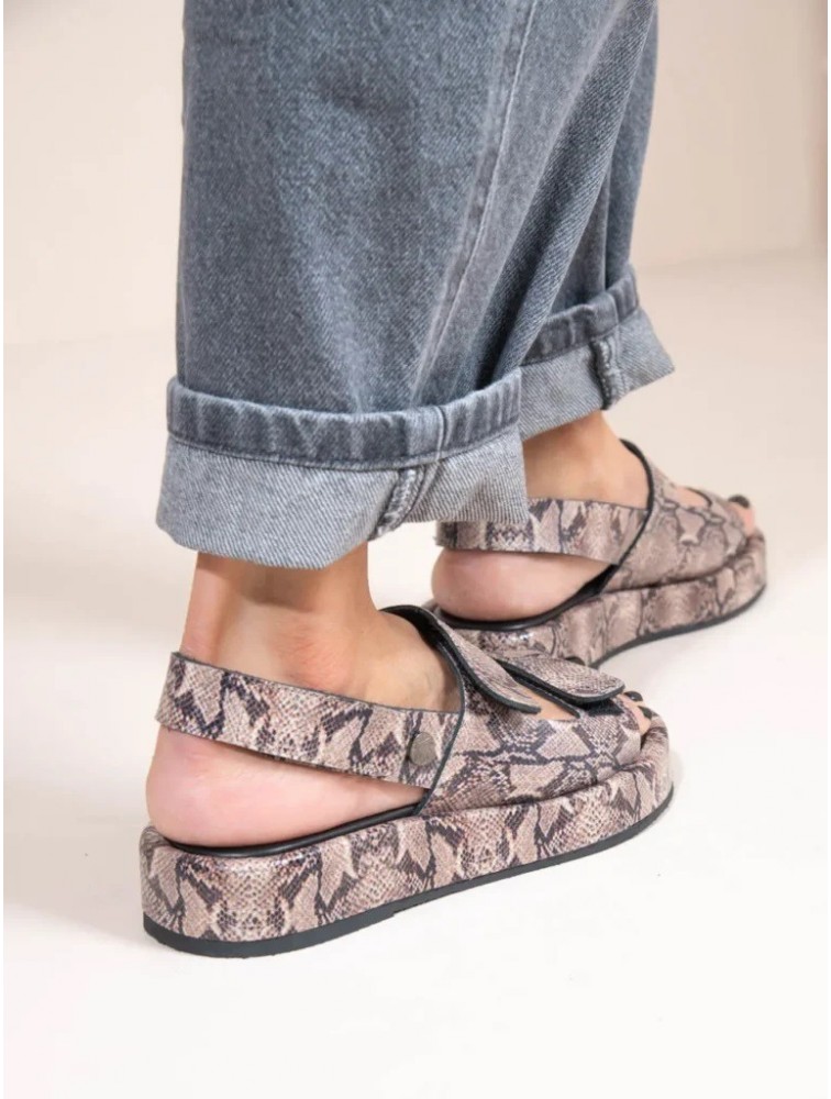 SANDALISTA Serpent Women's Leather Sandals