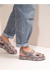 SANDALISTA Serpent Women's Leather Sandals