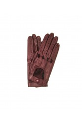SERMONETA Driving gloves in Nappa Leather Bordeaux Δερμάτινα Γυναικεία Μπορντώ Γάντια Οδήγησης