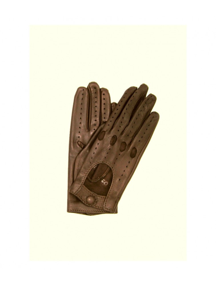 SERMONETA Nappa Leather Γάντια οδήγησης|Καφέ
