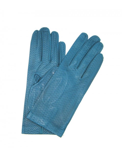 SERMONETA Nappa leather gloves unlined| Petrolium