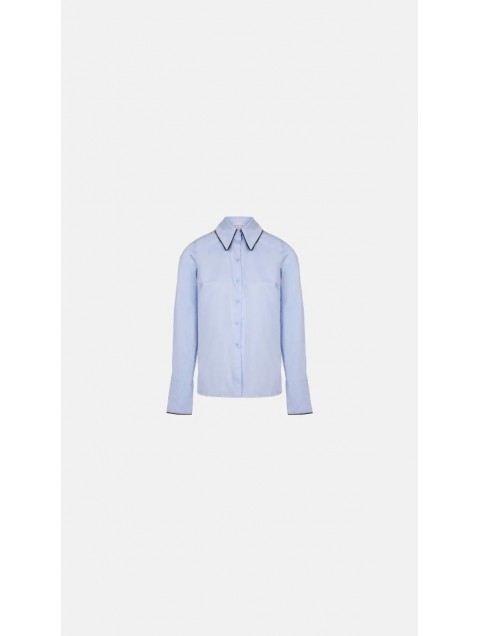 STEFANIA VAIDANI Dusi Poplin Shirt Γαλάζιο Πουκάμισο
