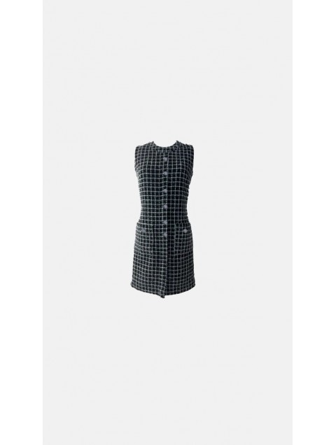 STEFANIA VAIDANI Dusi Tweed Dress Τουίντ Φόρεμα