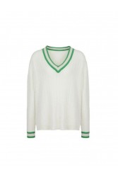 STEFANIA VAIDANI Narra Cashmere Jumper Λευκό Πουλόβερ