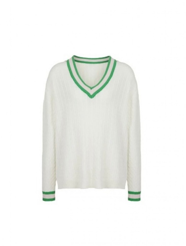 STEFANIA VAIDANI Narra Cashmere Jumper Λευκό Πουλόβερ