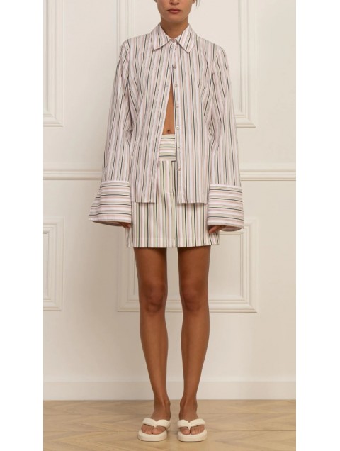 STEFANIA VAIDANI VINICUNCA POPLIN SHIRT Pink STEFANIA VAIDANI VINICUNCA POPLIN SHIRT Pink