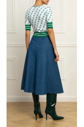 STEFANIA VAIDANI Brunerra Denim Skirt Τζιν Φούστα